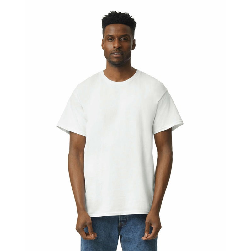 Gildan Adult Ultra Cotton T-Shirt, Style G2000, Multipack, White (2-Pack), X-Large - Image 2